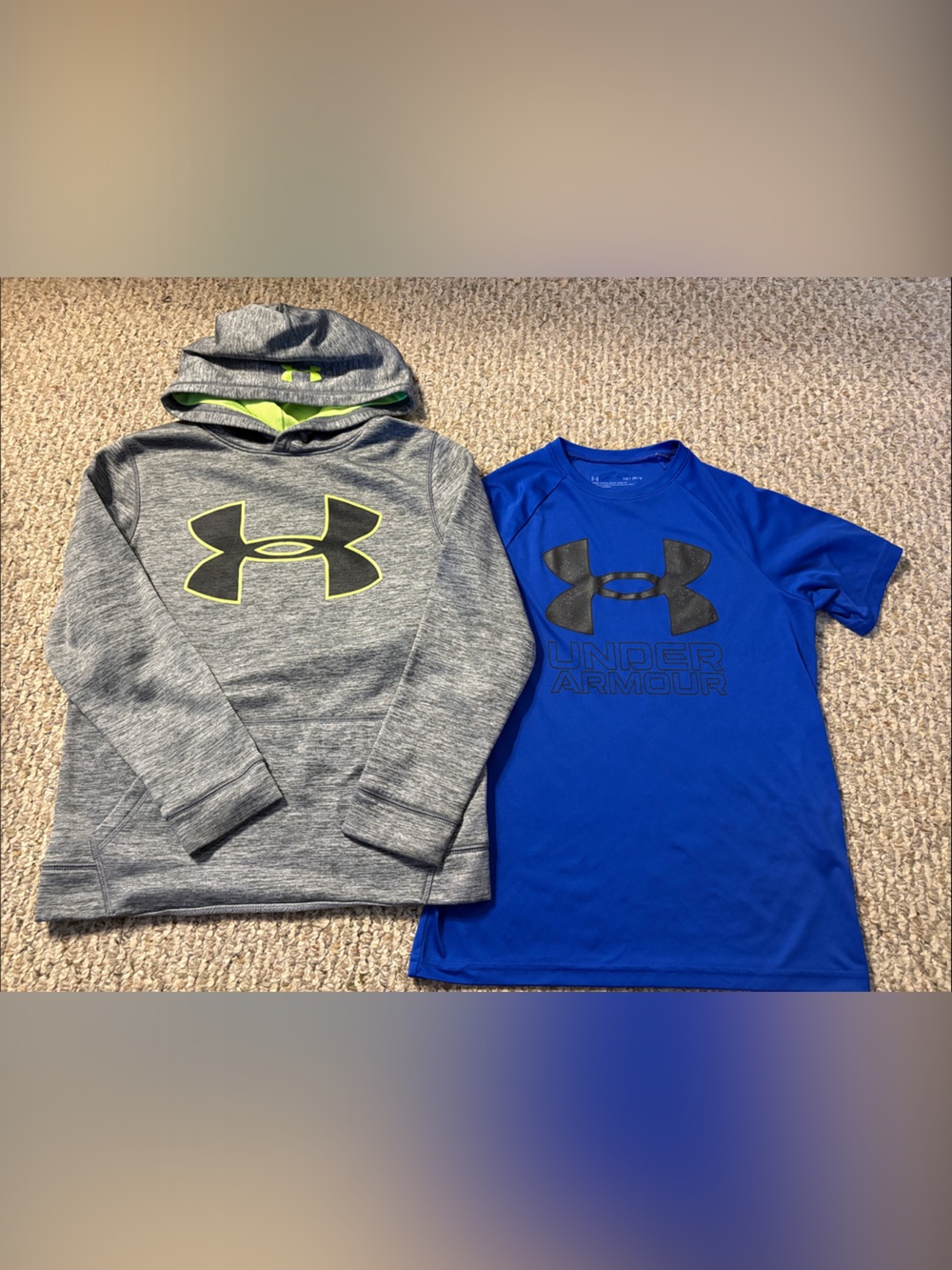 Under Armour Boys’ Set of Tops, Size Youth M